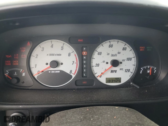 2002 Isuzu Rodeo with VIN 4S2CM57W024315499, listed as a Copart auction lot 75885194 with 183,425 mi miles and Salvage title. Bid and sale history available at DreamBid. Image 9.