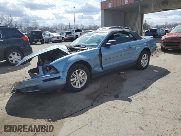 2007 Ford Mustang Deluxe with VIN 1ZVFT84N175260567, listed as a Copart auction lot 50029185 with 99,098 mi miles and Salvage title. Bid and sale history available at DreamBid. Image 1.