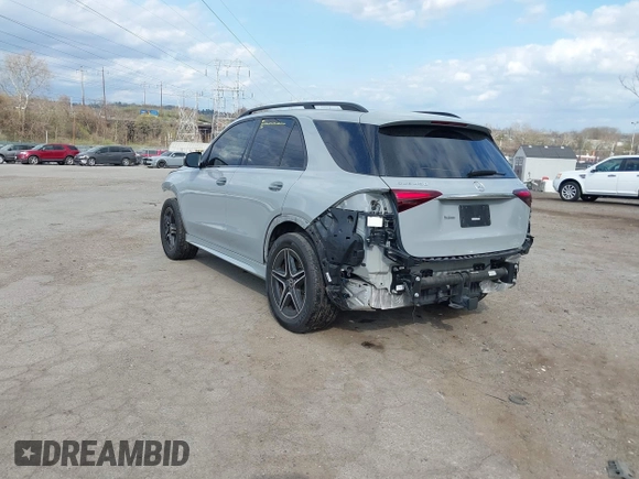 2024 Mercedes-Benz GLE 450 с VIN 4JGFB5KB6RA986105, выставлен на аукционе IAAI как лот 41907618 с пробегом 31 561 миль миль и . История ставок и продаж доступна на DreamBid. Изображение 3.