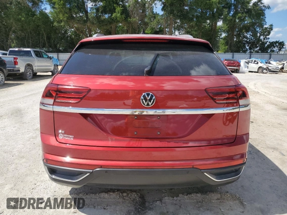 2022 Volkswagen Atlas SE z VIN 1V2JC2CA6NC210327, wystawiony jako Copart lot #56853385 z przebiegiem 96 466 mil mil oraz Nie do naprawy • Non repairable. Historia ofert i sprzedaży dostępna na DreamBid. Obrazek 6.