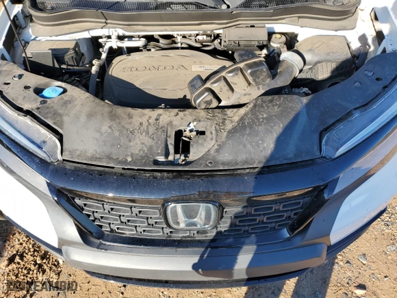 2020 Honda Passport Elite with VIN 5FNYF8H0XLB011159, listed as a Copart auction lot 81048334 with 54,484 mi miles and Salvage Title. Bid and sale history available at carsss.com. Image 12.