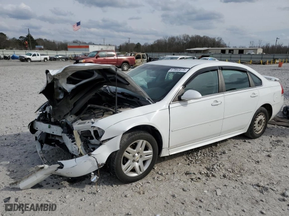 2012 Chevrolet Impala LT Fleet with VIN 2G1WG5E37C1164028, listed as a Copart auction lot 47863575 with 98,207 mi miles and Salvage Title. Bid and sale history available at carsss.com. Image 1.