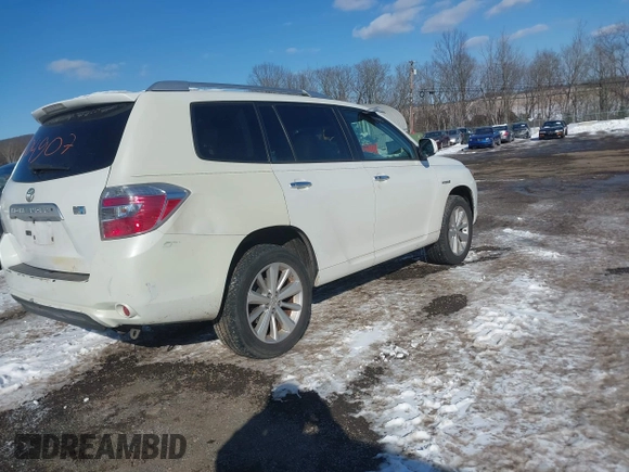 2010 Toyota Highlander Hybrid with VIN JTEBW3EH7A2041461, listed as a IAAI auction lot 41404907 with 192,670 mi miles. Bid and sale history available at carsss.com. Image 4.