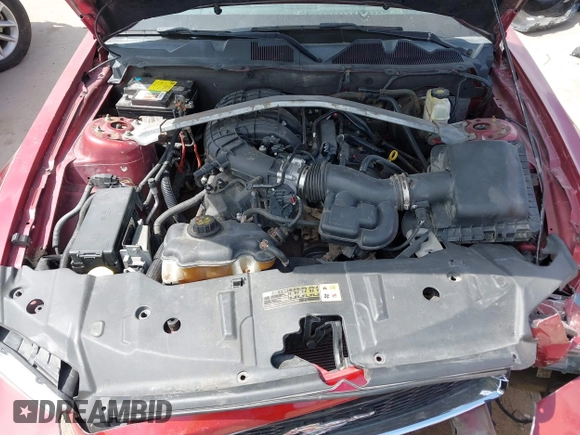 2014 Ford Mustang V6 with VIN 1ZVBP8EM7E5238529, listed as a IAAI auction lot 42045029 with 129,785 mi miles and . Bid and sale history available at DreamBid. Image 10.