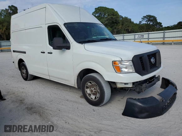 2020 Nissan NV Cargo S with VIN 1N6BF0LY9LN807128, listed as a Copart auction lot 61111855 with 111,074 mi miles and Non repairable. Bid and sale history available at DreamBid. Image 4.