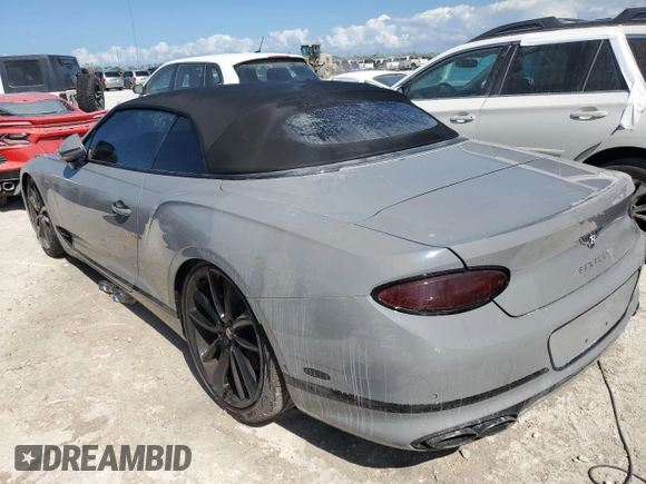 2023 Bentley Continental GT GT V8 z VIN SCBDG4ZG6PC004909, wystawiony jako Copart lot #73744274 z przebiegiem Nie podano mil oraz Szkoda całkowita • Salvage title. Historia ofert i sprzedaży dostępna na DreamBid. Obrazek 2.