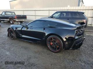 2017 Chevrolet Corvette Z06 1LZ with VIN 1G1YP2D66H5600182, listed as a Copart auction lot 86970554 with 38,326 mi miles and Salvage Title. Bid and sale history available at carsss.com. Image 2.