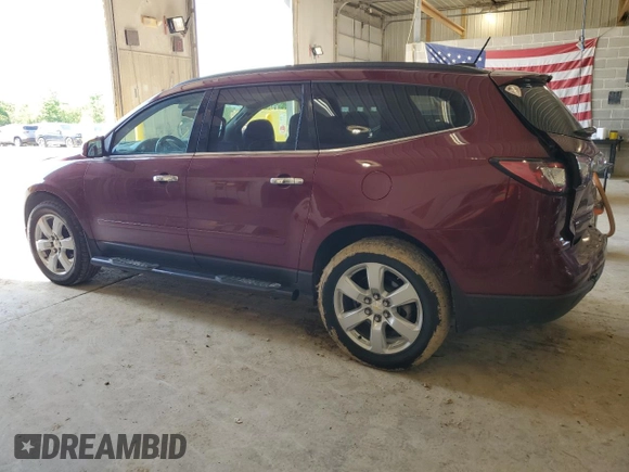 2016 Chevrolet Traverse LT z VIN 1GNKRGKD9GJ159330, wystawiony jako Copart lot #56530145 z przebiegiem 133 594 mil mil oraz Szkoda całkowita • Salvage title. Historia ofert i sprzedaży dostępna na DreamBid. Obrazek 2.