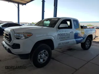 2021 Toyota Tacoma SR with VIN 3TYRX5GN1MT033484, listed as a Copart auction lot 63546525 with 106,785 mi miles and Salvage title. Bid and sale history available at DreamBid. Image 1.