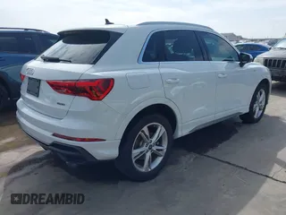 2022 Audi Q3 S line Premium Plus with VIN WA1EECF31N1071519, listed as a IAAI auction lot 41566512 with 32,045 mi miles. Bid and sale history available at carsss.com. Image 4.