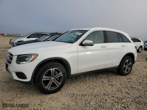 2017 Mercedes-Benz GLC with VIN WDC0G4KBXHF180432, listed as a Copart auction lot 83892214 with 29,176 mi miles and Salvage Title. Bid and sale history available at carsss.com. Image 1.