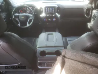 2021 Chevrolet Silverado 1500 LTZ with VIN 3GCUYGET0MG338974, listed as a Copart auction lot 47618705 with 87,076 mi miles and Salvage Title. Bid and sale history available at DreamBid. Image 8.
