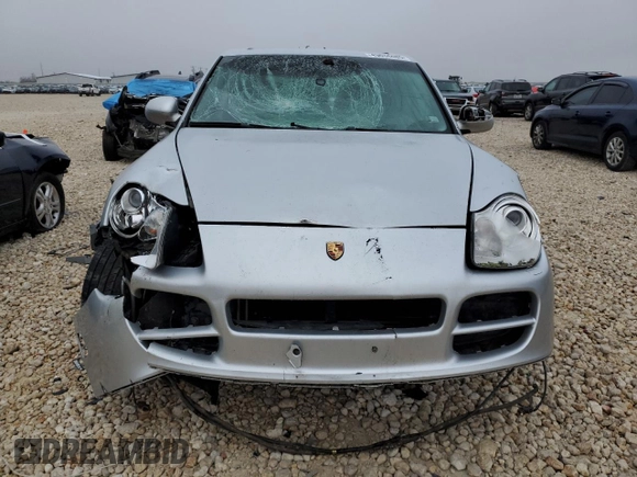 2004 Porsche Cayenne S with VIN WP1AB29P84LA66793, listed as a Copart auction lot 43634485 with 0 mi miles and Salvage Title. Bid and sale history available at carsss.com. Image 5.