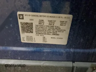 2020 Chevrolet Equinox LT z VIN 3GNAXVEX5LL196583, wystawiony jako Copart lot #52889265 z przebiegiem 145 999 mil mil oraz Szkoda całkowita • Salvage title. Historia ofert i sprzedaży dostępna na DreamBid. Obrazek 14.