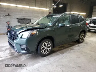 2023 Subaru Forester Premium z VIN JF2SKAEC8PH471550, wystawiony jako Copart lot #58036805 z przebiegiem 33 805 mil mil oraz Szkoda całkowita • Salvage title. Historia ofert i sprzedaży dostępna na DreamBid. Obrazek 1.