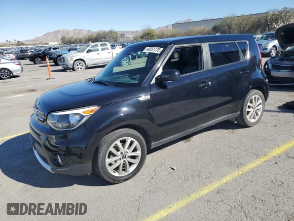 2017 Kia Soul + with VIN KNDJP3A55H7448233, listed as a Copart auction lot 49351775 with 82,347 mi miles and Salvage Title. Bid and sale history available at DreamBid. Image 1.