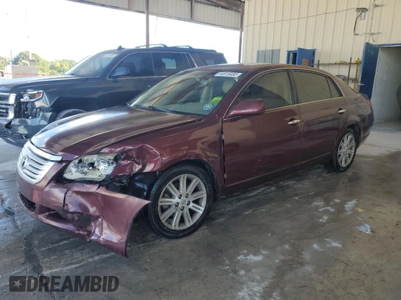 2008 Toyota Avalon XL with VIN 4T1BK36B58U302204, listed as a Copart auction lot 44815455 with 204,531 mi miles and Salvage Title. Bid and sale history available at carsss.com. Image 1.