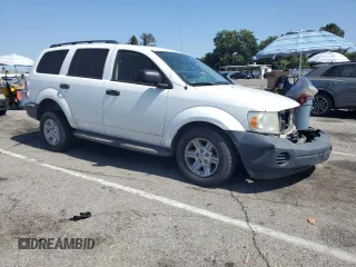 2007 Dodge Durango with VIN 1D8HB38N47F557095, listed as a Copart auction lot 61358085 with 200,832 mi miles and Salvage title. Bid and sale history available at DreamBid. Image 4.