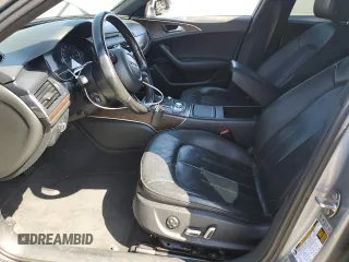 2016 Audi A6 Premium Plus with VIN WAUGFAFC9GN115615, listed as a Copart auction lot 55492445 with 121,509 mi miles and Salvage title. Bid and sale history available at DreamBid. Image 7.