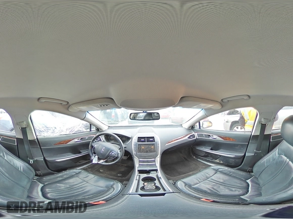 2015 Lincoln MKZ with VIN 3LN6L2J99FR628945, listed as a Copart auction lot 50573555 with 139,644 mi miles and Salvage title. Bid and sale history available at DreamBid. Image 14.