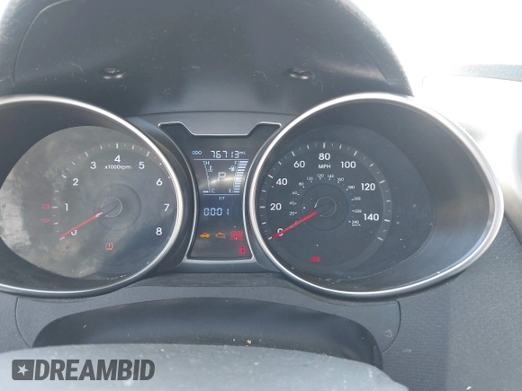 2013 Hyundai Veloster w/Gray Int with VIN KMHTC6AD4DU131242, listed as a IAAI auction lot 42074517 with 76,713 mi miles and . Bid and sale history available at DreamBid. Image 7.