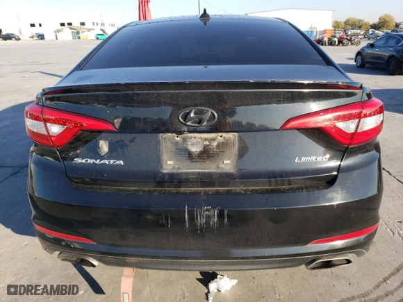 2015 Hyundai Sonata 2.4L Limited with VIN 5NPE34AF2FH032886, listed as a Copart auction lot 83001184 with 146,449 mi miles and Salvage Title. Bid and sale history available at carsss.com. Image 6.