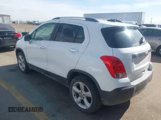 2016 Chevrolet Trax LTZ with VIN 3GNCJRSB4GL165194, listed as a IAAI auction lot 41754666 with 152,471 mi miles. Bid and sale history available at carsss.com. Image 3.