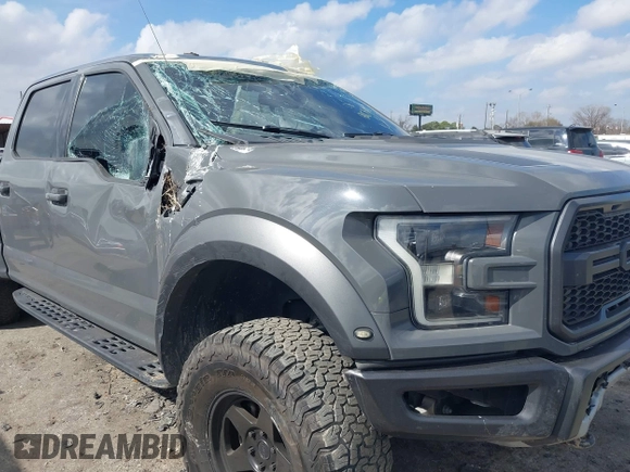2020 Ford F-150 Raptor with VIN 1FTFW1RG4LFA37620, listed as a IAAI auction lot 41483733 with 61,081 mi miles and . Bid and sale history available at carsss.com. Image 6.