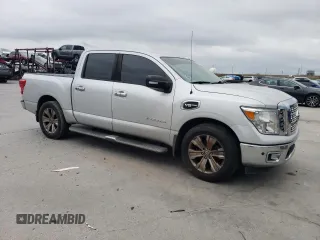 2017 Nissan Titan SV with VIN 1N6AA1E60HN524426, listed as a Copart auction lot 55036775 with 109,258 mi miles and Salvage title. Bid and sale history available at DreamBid. Image 4.