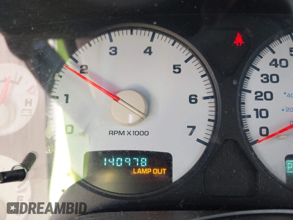2002 Dodge 1500 with VIN 3D7HU18Z02G194856, listed as a IAAI auction lot 42228808 with 140,978 mi miles and . Bid and sale history available at DreamBid. Image 7.