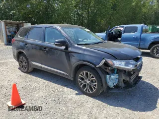2018 Mitsubishi Outlander ES with VIN JA4AZ3A36JZ041387, listed as a Copart auction lot 65187715 with 132,876 mi miles and Salvage title. Bid and sale history available at DreamBid. Image 4.