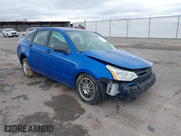 2010 Ford Focus SE with VIN 1FAHP3FN5AW142965, listed as a IAAI auction lot 41847172 with 200,317 mi miles. Bid and sale history available at carsss.com. Image 1.