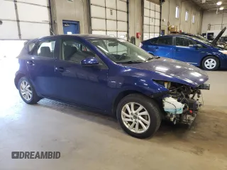 2013 Mazda 3 i Touring with VIN JM1BL1L75D1776154, listed as a Copart auction lot 54899595 with 72,463 mi miles and Salvage Title. Bid and sale history available at DreamBid. Image 4.