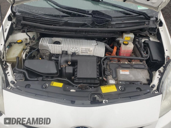 2010 Toyota Prius II with VIN JTDKN3DU3A0201952, listed as a Copart auction lot 51593005 with 0 mi miles and Salvage Title. Bid and sale history available at carsss.com. Image 12.