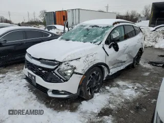 2024 Kia Sportage SX-Prestige with VIN 5XYK53DF1RG193356, listed as a Copart auction lot 87535265 with 10,332 mi miles and Salvage title. Bid and sale history available at DreamBid. Image 1.