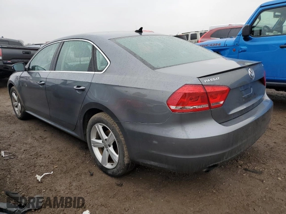 2014 Volkswagen Passat Wolfsburg Ed with VIN 1VWAS7A3XEC049810, listed as a Copart auction lot 86336284 with 81,024 mi miles and Salvage Title. Bid and sale history available at carsss.com. Image 2.