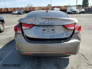 2013 Hyundai Elantra Limited PZEV with VIN 5NPDH4AE1DH186412, listed as a Copart auction lot 53165965 with 156,004 mi miles and Salvage Title. Bid and sale history available at carsss.com. Image 6.