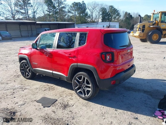 2021 Jeep Renegade Upland Edition with VIN ZACNJDAB1MPM37898, listed as a IAAI auction lot 41276713 with NaN miles. Bid and sale history available at carsss.com. Image 3.