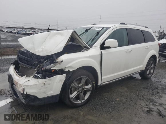 2017 Dodge Journey Crossroad Plus z VIN 3C4PDDGG3HT583031, wystawiony jako Copart lot #86973054 z przebiegiem 136 132 mil mil oraz Szkoda całkowita • Salvage title. Historia ofert i sprzedaży dostępna na DreamBid. Obrazek 1.
