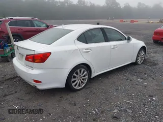 2008 Lexus IS 250 with VIN JTHCK262185021125, listed as a IAAI auction lot 42116078 with 161,617 mi miles. Bid and sale history available at carsss.com. Image 4.