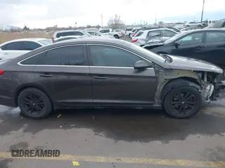 2017 Hyundai Sonata 2.4L with VIN 5NPE24AFXHH587851, listed as a IAAI auction lot 41619232 with 104,367 mi miles and . Bid and sale history available at carsss.com. Image 13.