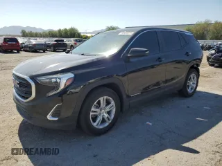 2021 GMC Terrain SLE z VIN 3GKALMEV4ML342796, wystawiony jako Copart lot #64399575 z przebiegiem 59 016 mil mil oraz Szkoda całkowita • Salvage title. Historia ofert i sprzedaży dostępna na DreamBid. Obrazek 1.