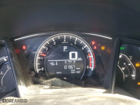 2016 Honda Civic Coupe LX-P with VIN 2HGFC4B02GH304332, listed as a Copart auction lot 41983265 with 101,967 mi miles and Salvage Title. Bid and sale history available at carsss.com. Image 9.
