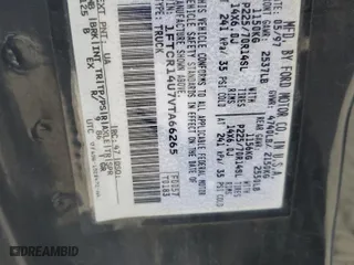 1997 Ford Ranger XL with VIN 1FTCR14U7VTA66265, listed as a Copart auction lot 53171285 with 230,500 mi miles and Salvage Title. Bid and sale history available at carsss.com. Image 14.