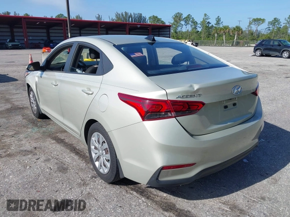 2018 Hyundai Accent SE with VIN 3KPC24A36JE033486, listed as a IAAI auction lot 41995147 with 75,599 mi miles. Bid and sale history available at carsss.com. Image 6.