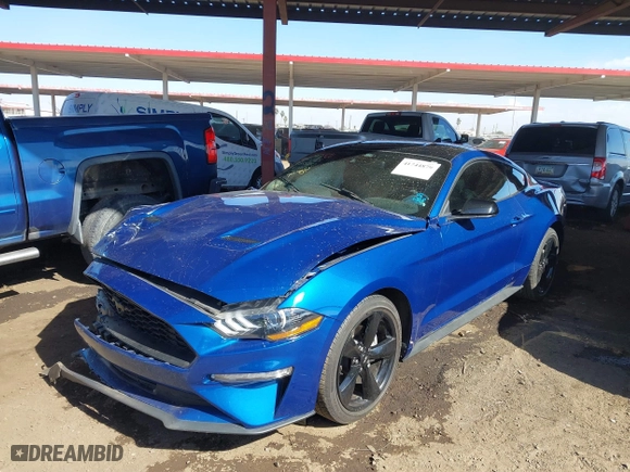 2022 Ford Mustang EcoBoost with VIN 1FA6P8TH5N5140485, listed as a IAAI auction lot 41744879 with 25,348 mi miles. Bid and sale history available at carsss.com. Image 17.