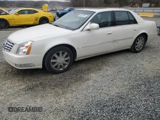 2008 Cadillac DTS 1SC with VIN 1G6KD57Y18U191344, listed as a Copart auction lot 48233785 with 192,584 mi miles and Salvage Title. Bid and sale history available at carsss.com. Image 1.