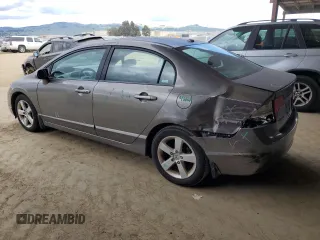 2007 Honda Civic EX with VIN 2HGFA16887H308759, listed as a Copart auction lot 47852395 with 80,540 mi miles and Salvage Title. Bid and sale history available at DreamBid. Image 2.