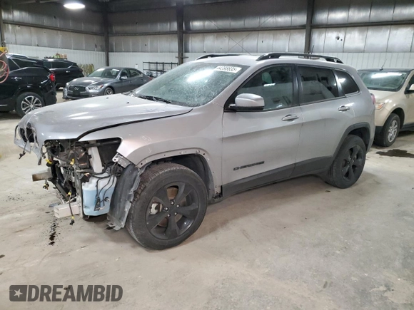 2021 Jeep Cherokee Altitude with VIN 1C4PJMLB4MD128109, listed as a Copart auction lot 44398635 with 75,556 mi miles and Salvage Title. Bid and sale history available at carsss.com. Image 1.