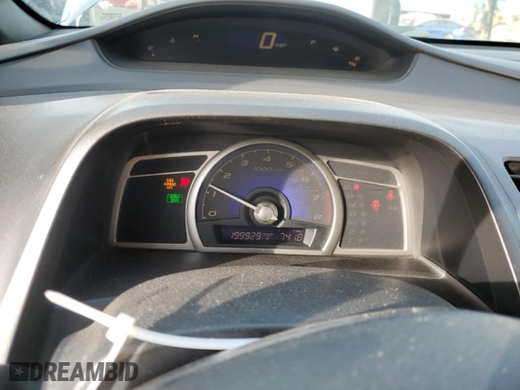 2007 Honda Civic Sdn LX with VIN JHMFA16557S002873, listed as a Copart auction lot 84623554 with 199,929 mi miles and Salvage Title. Bid and sale history available at carsss.com. Image 9.